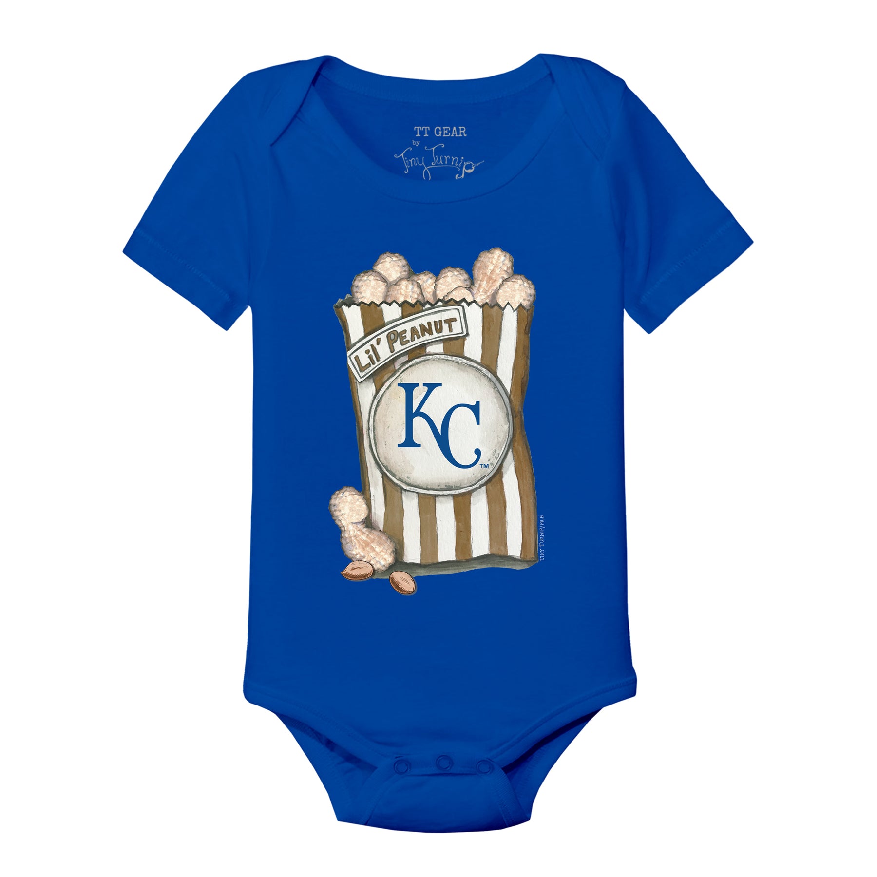 Kansas City Royals Lil' Peanut Short Sleeve Snapper