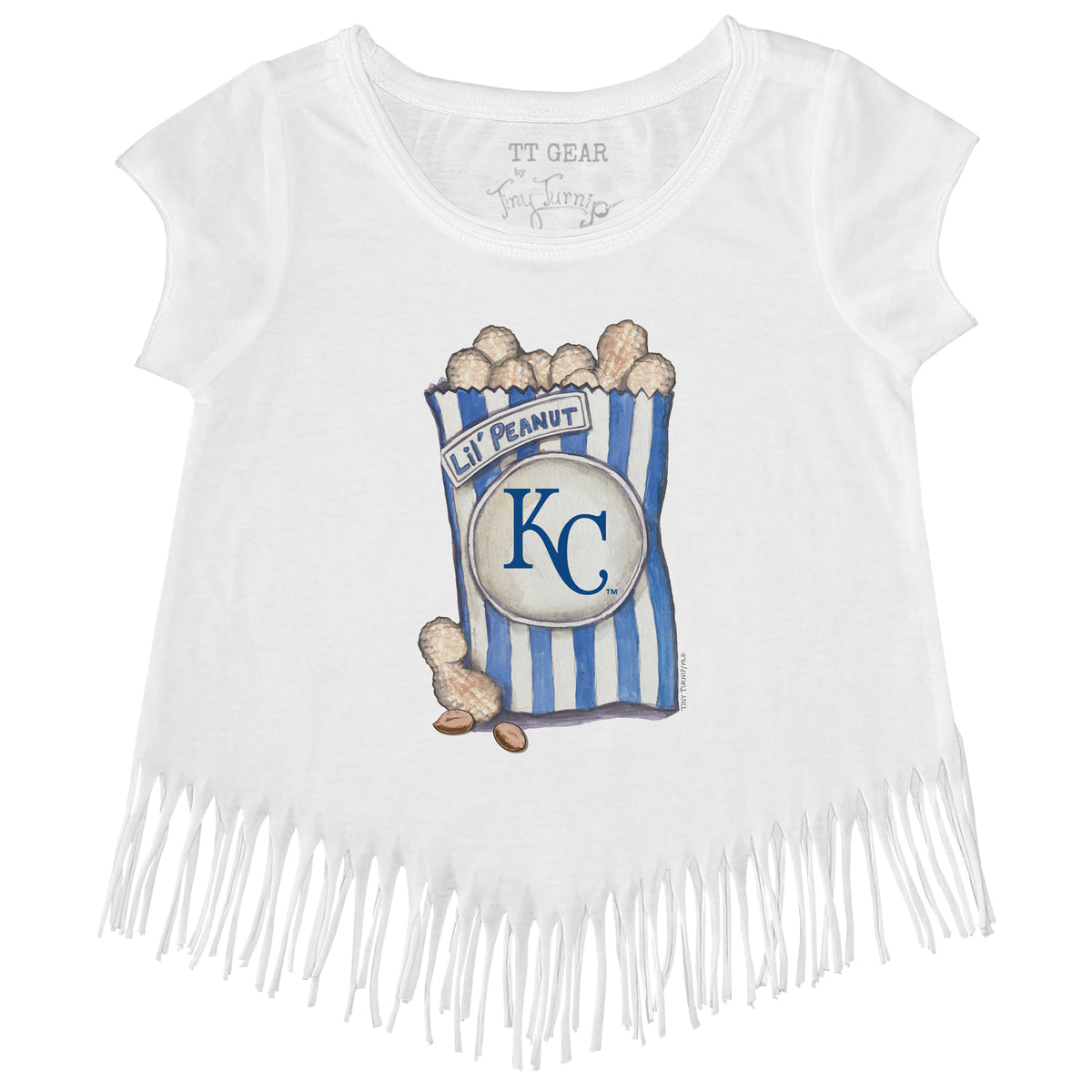 Kansas City Royals Lil' Peanut Fringe Tee