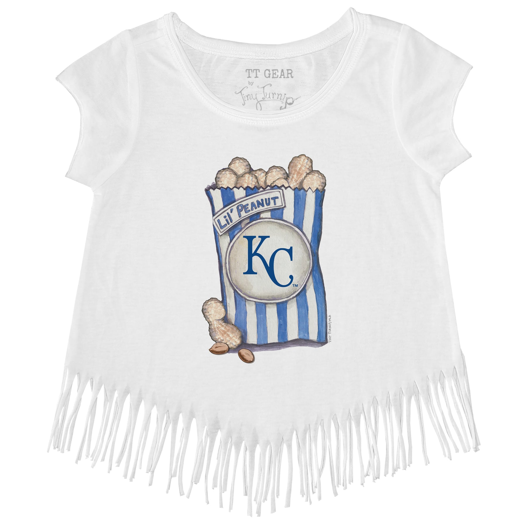 Kansas City Royals Lil' Peanut Fringe Tee