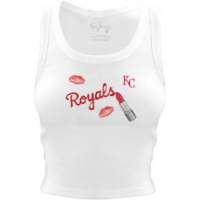 Kansas City Royals Lipstick Crop Tank - Tiny Turnip