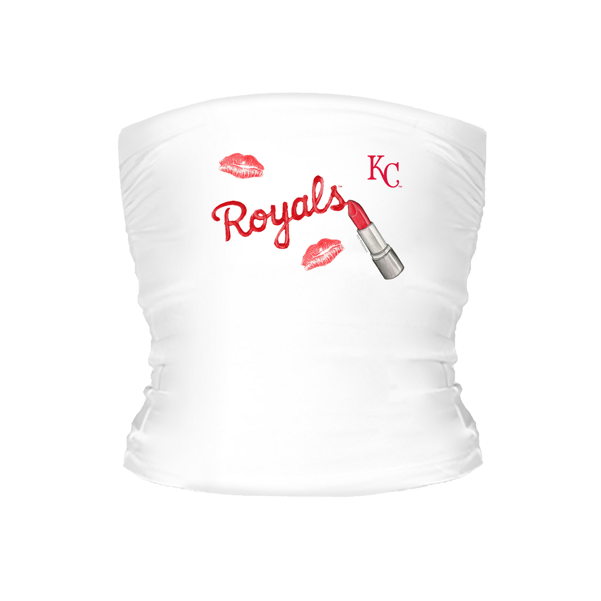 Kansas City Royals Lipstick Tube Top - Tiny Turnip