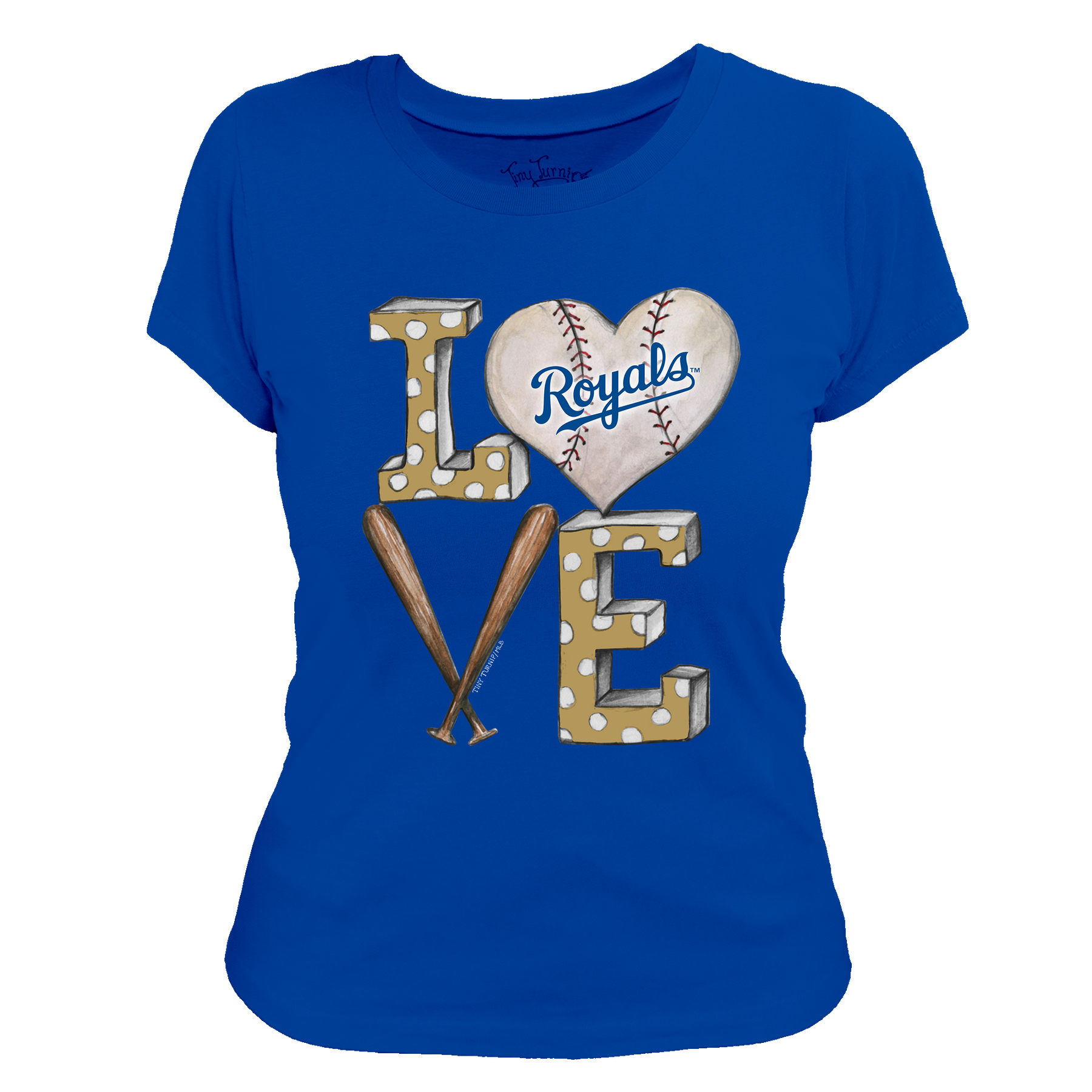 Kansas City Royals Baseball LOVE Tee Shirt