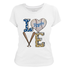 Kansas City Royals Baseball LOVE Tee Shirt