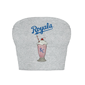 Kansas City Royals Milkshake Crop Tube Top