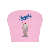 Kansas City Royals Milkshake Crop Tube Top