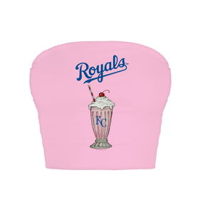 Kansas City Royals Milkshake Crop Tube Top