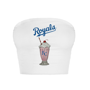 Kansas City Royals Milkshake Crop Tube Top