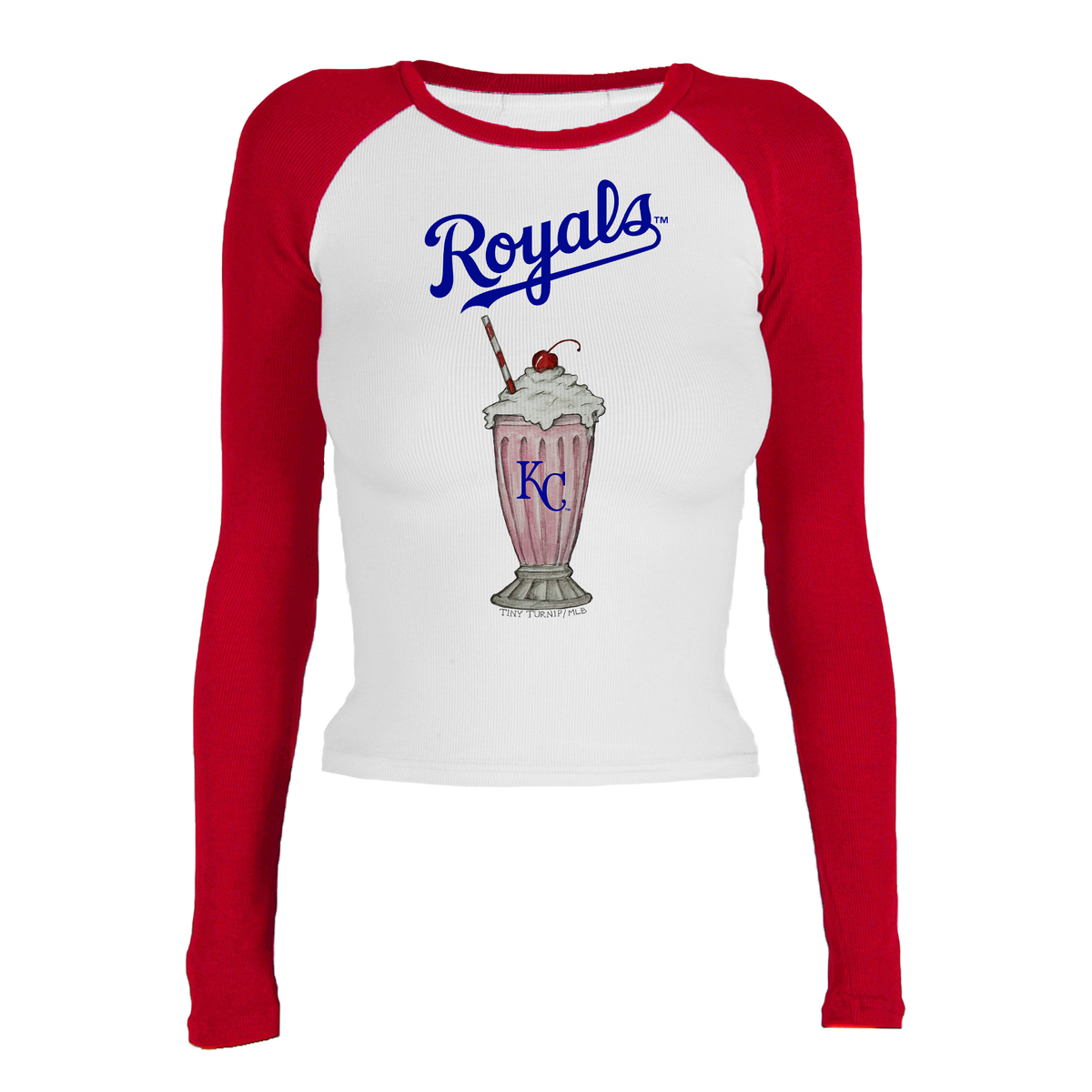Kansas City Royals Milkshake Roxy Raglan Long Sleeve