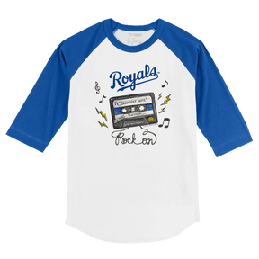 Kansas City Royals Mixtape 3/4 Royal Blue Sleeve Raglan