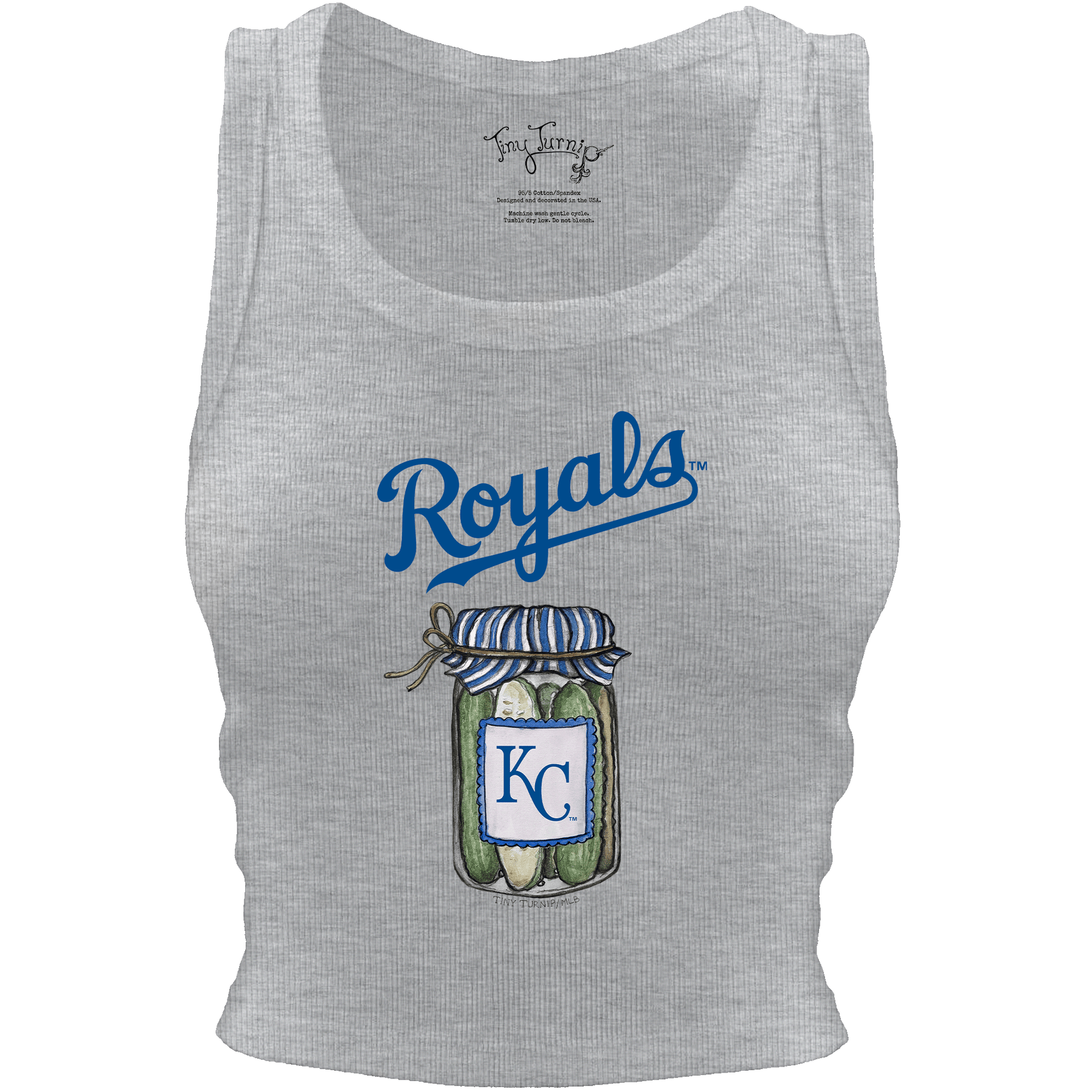 Kansas City Royals Pickle Jar Crop Tank