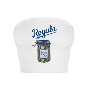 Kansas City Royals Pickle Jar Crop Tube Top