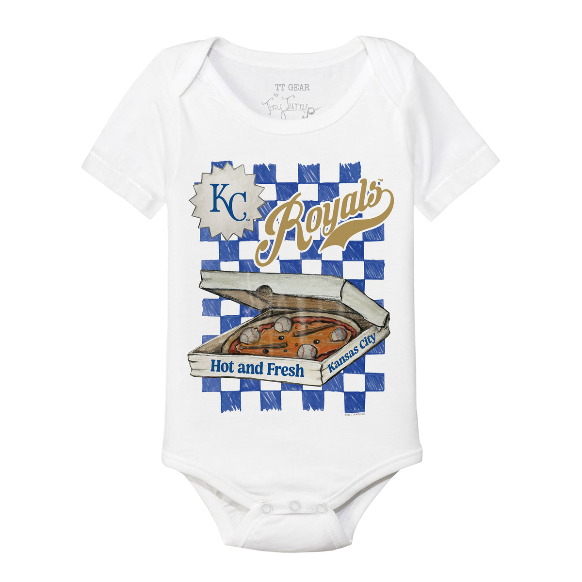 Kansas City Royals Pizza Short Sleeve Snapper