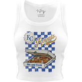 Kansas City Royals Pizza Crop Tank - Tiny Turnip
