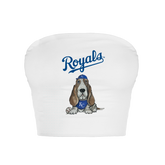 Kansas City Royals Puddy Crop Tube Top - Tiny Turnip