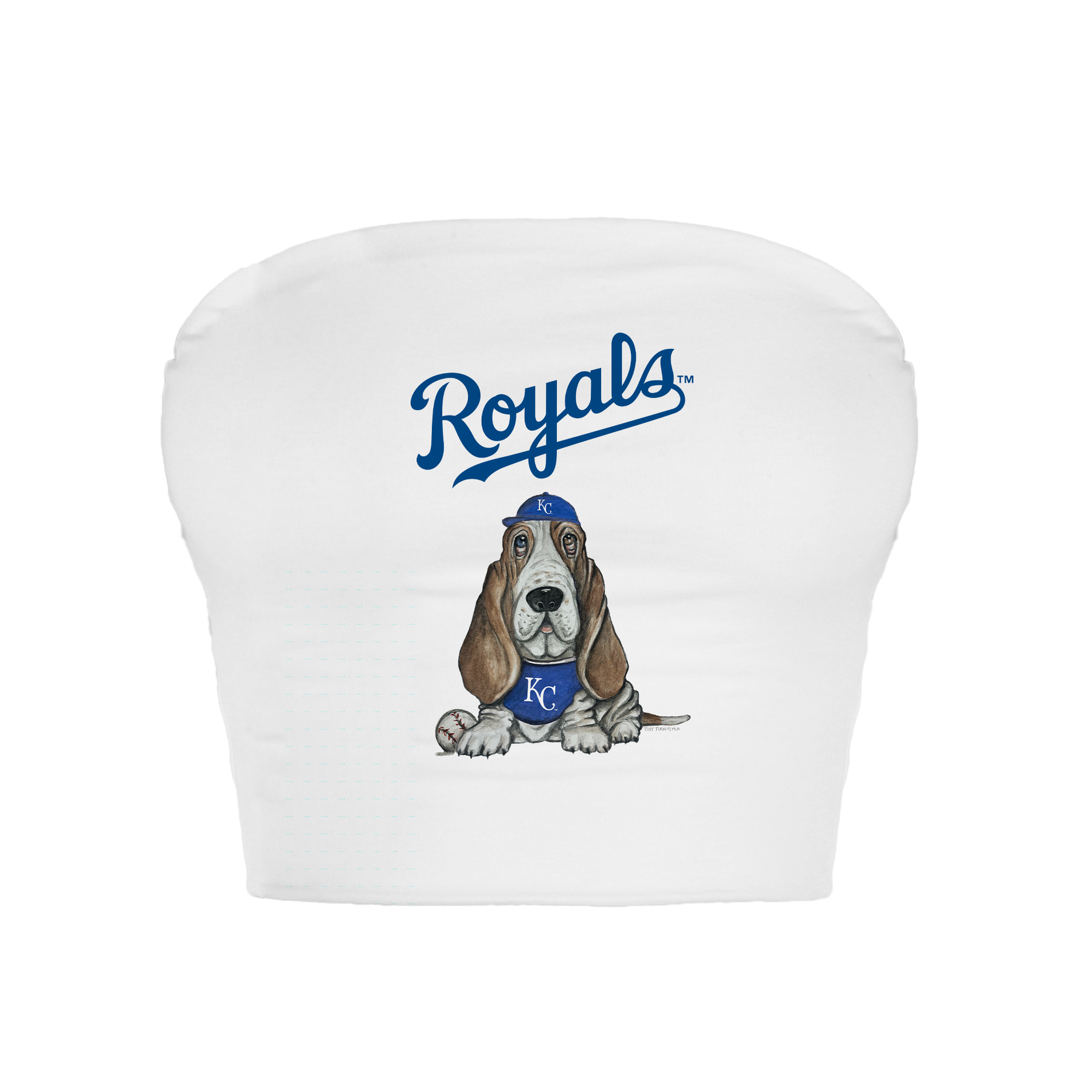 Kansas City Royals Puddy Crop Tube Top - Tiny Turnip