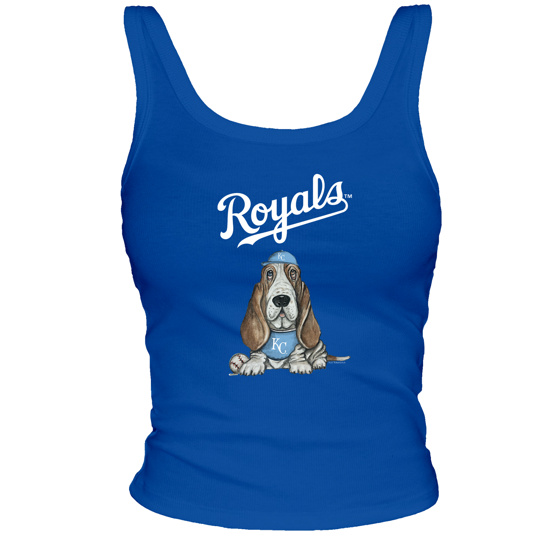 Kansas City Royals Puddy Ribbed Tank - Tiny Turnip