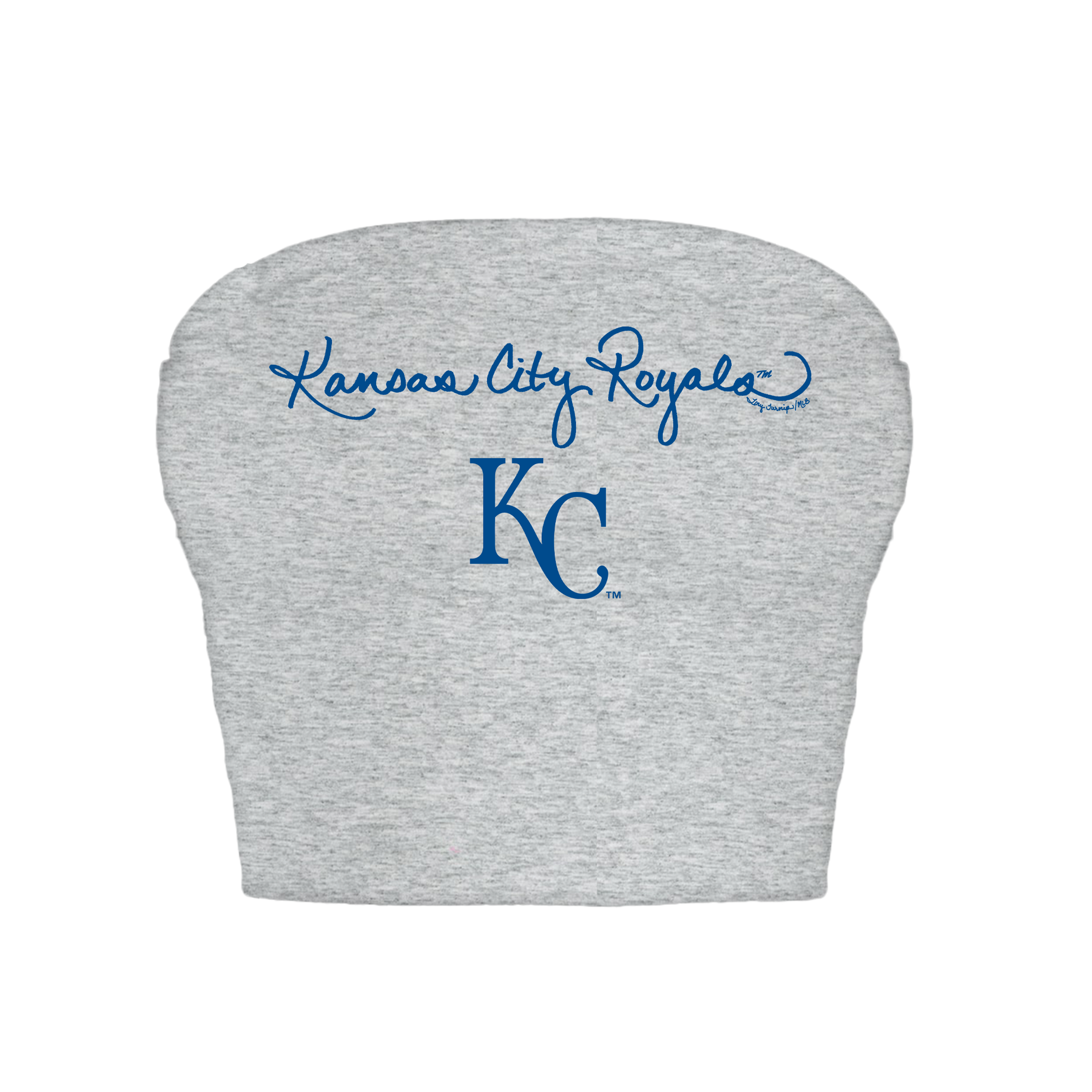 Kansas City Royals Logo Script Crop Tube Top