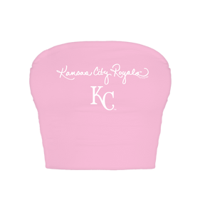 Kansas City Royals Logo Script Crop Tube Top