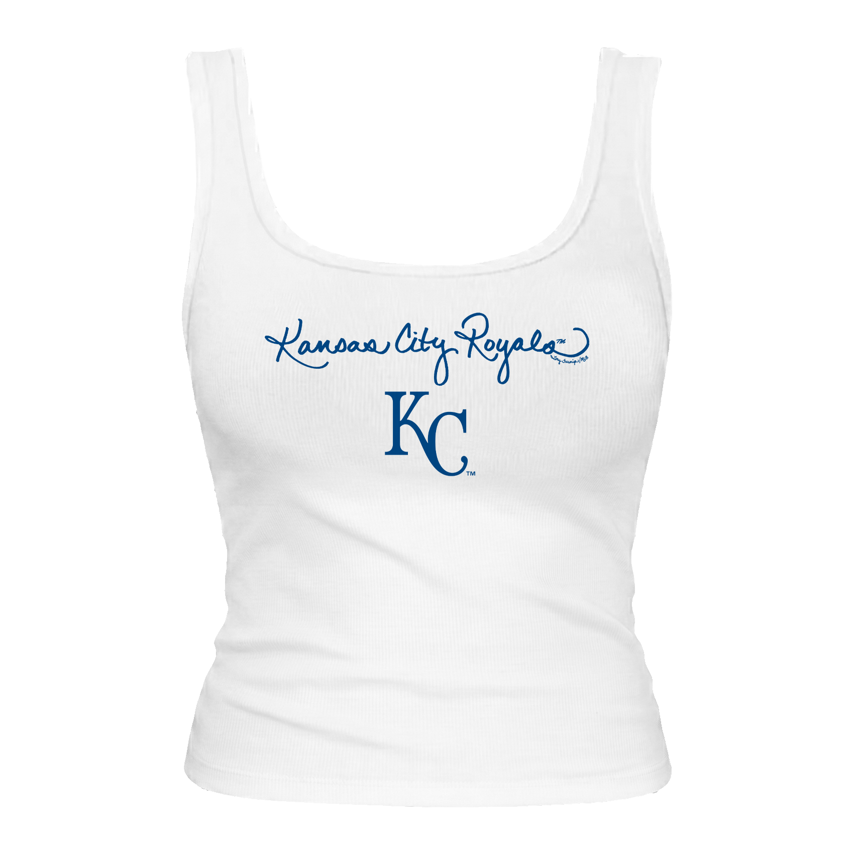 Kansas City Royals Logo Script Emmy Tank