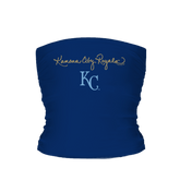 Kansas City Royals Logo Script Tube Top - Tiny Turnip