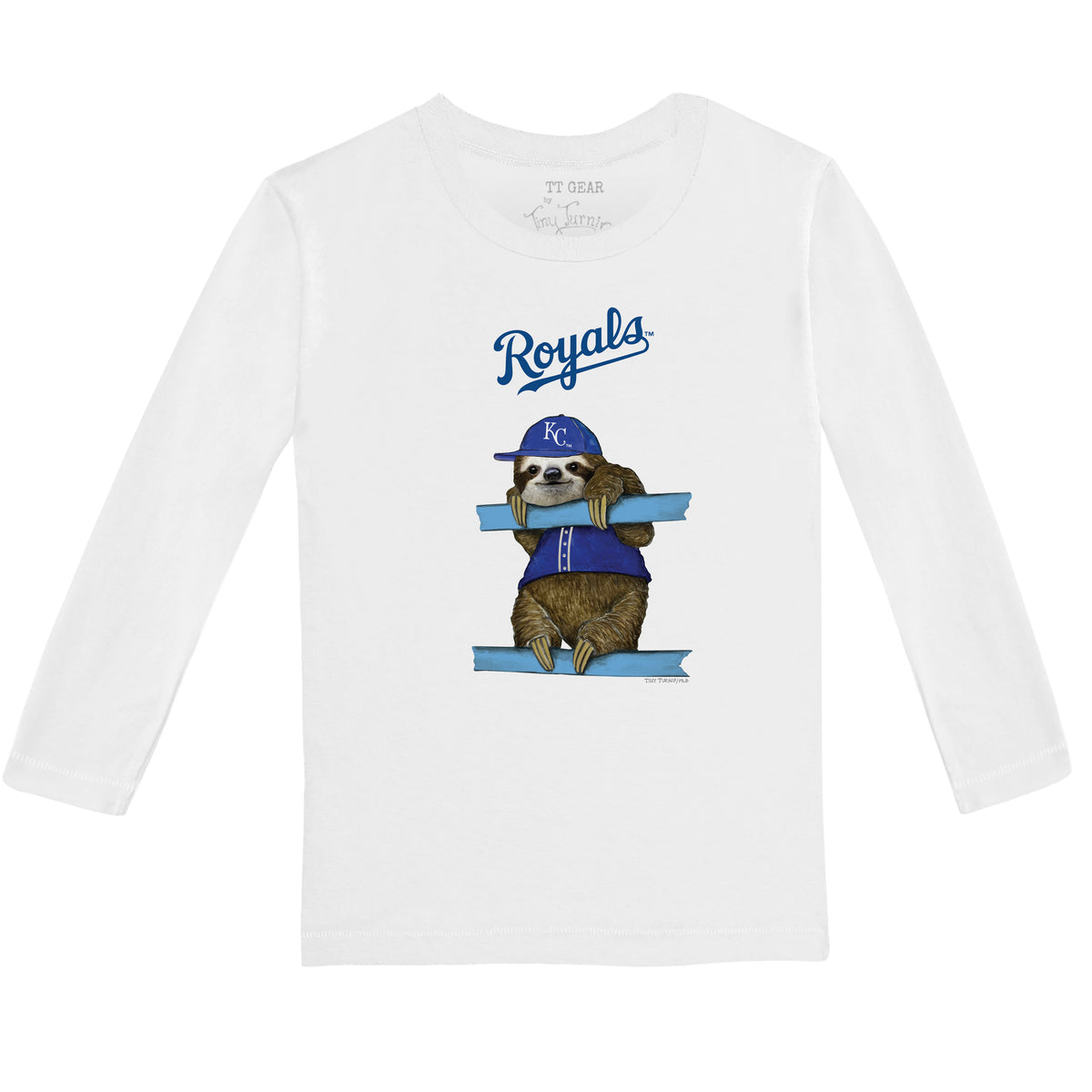 Kansas City Royals Sloth Long-Sleeve Tee Shirt