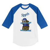 Kansas City Royals Sloth 3/4 Royal Blue Sleeve Raglan