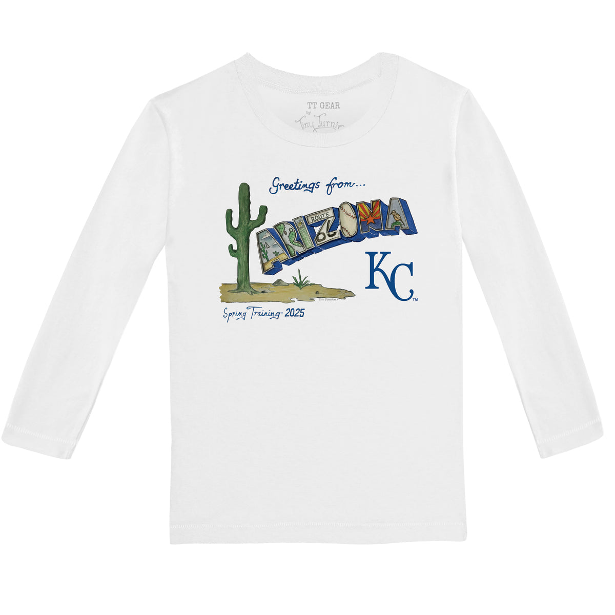 Kansas City Royals Spring Training 2025 Long-Sleeve Tee Shirt