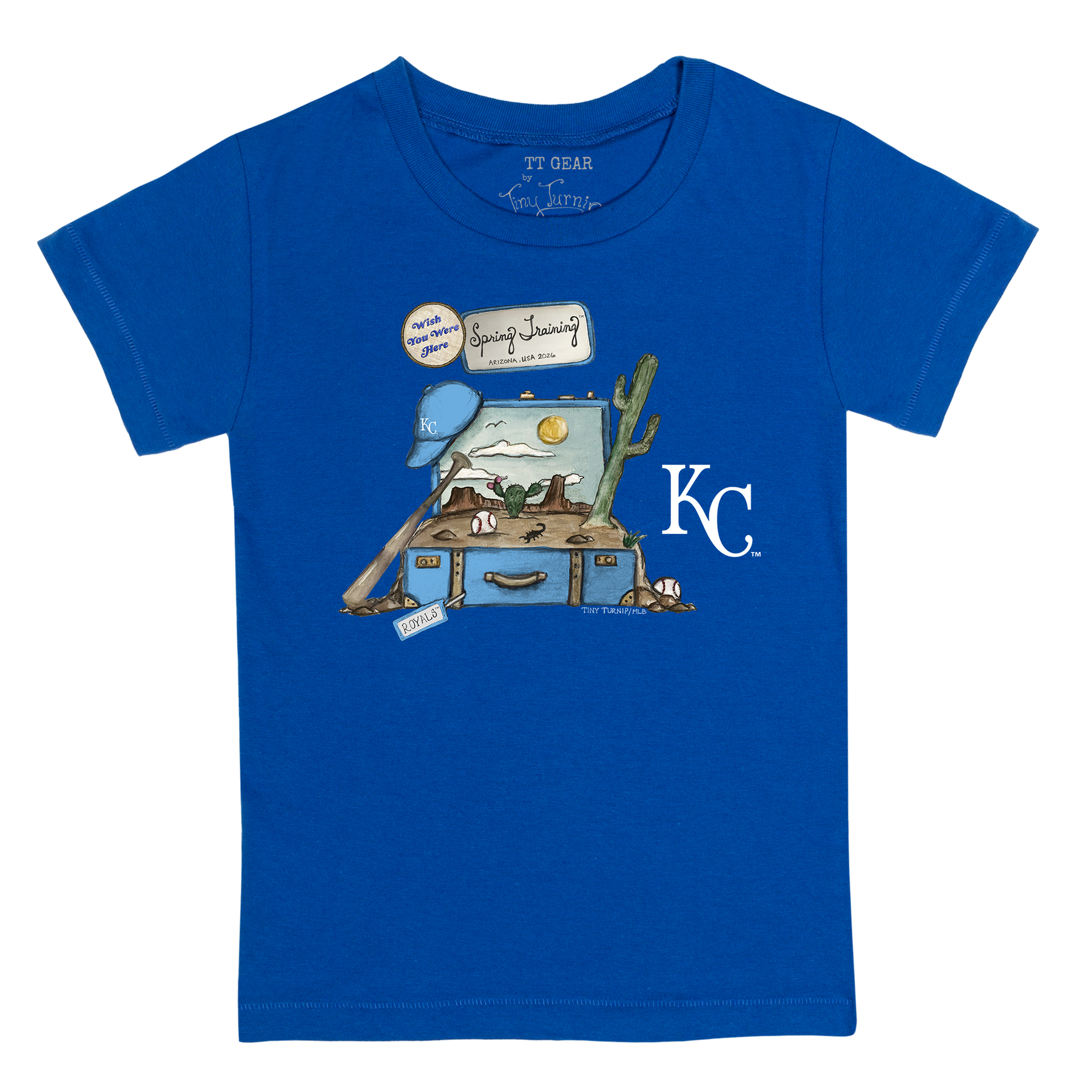 Kansas City Royals Spring Training 2026 Kid's Tee Shirt - Tiny Turnip