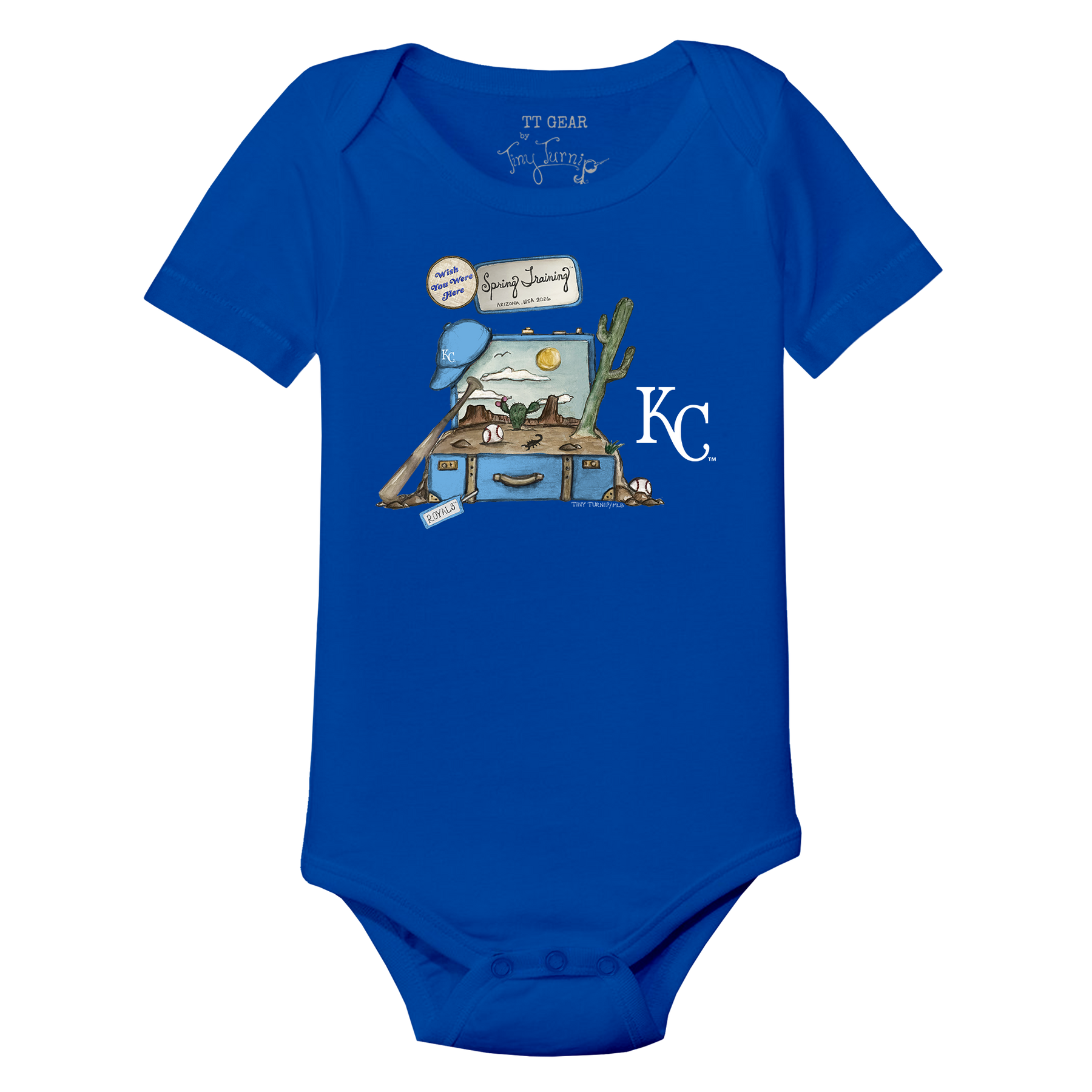 Kansas City Royals Spring Training 2026 Short Sleeve Snapper - Tiny Turnip