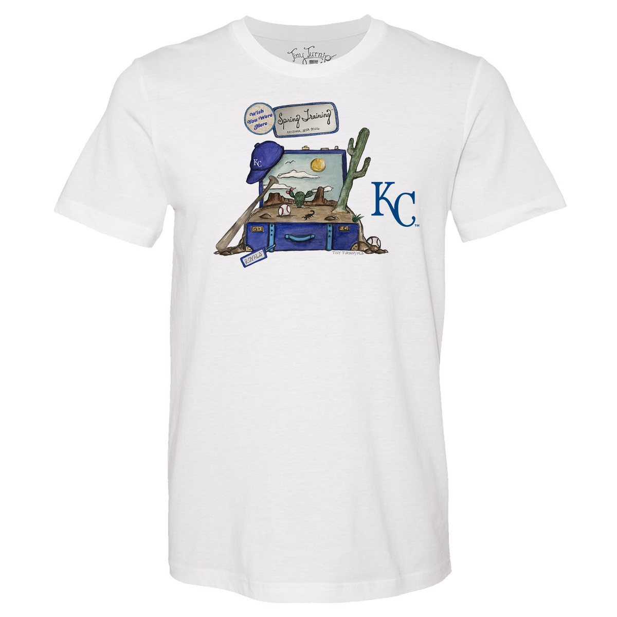 Kansas City Royals Spring Training 2026 Unisex Tee Shirt - Tiny Turnip
