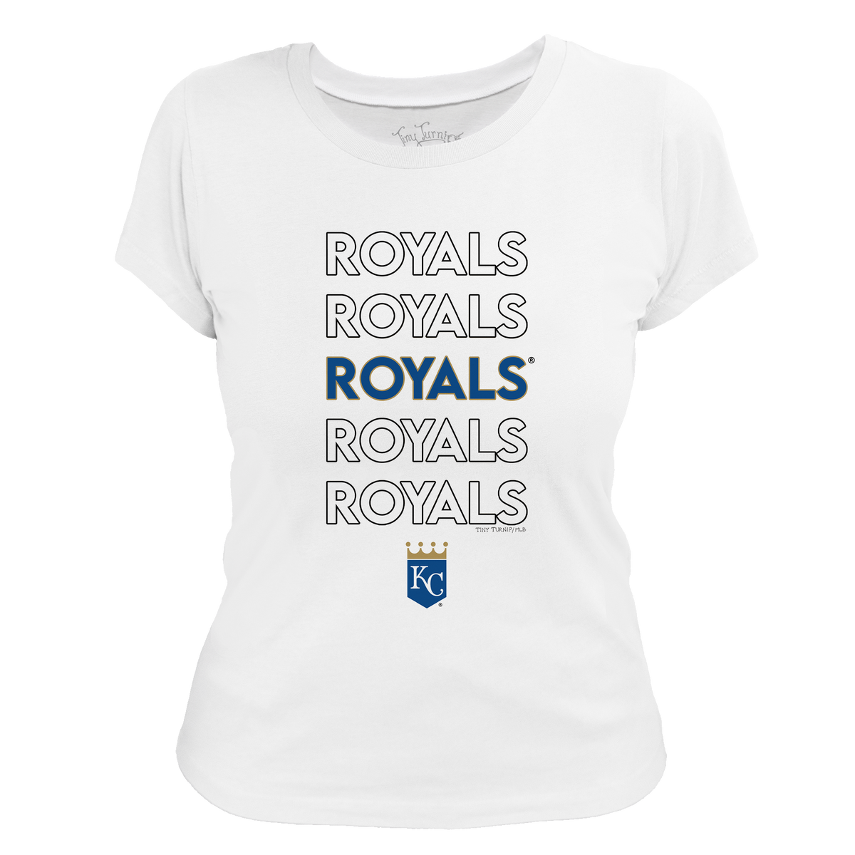 Kansas City Royals Stacked Tee Shirt