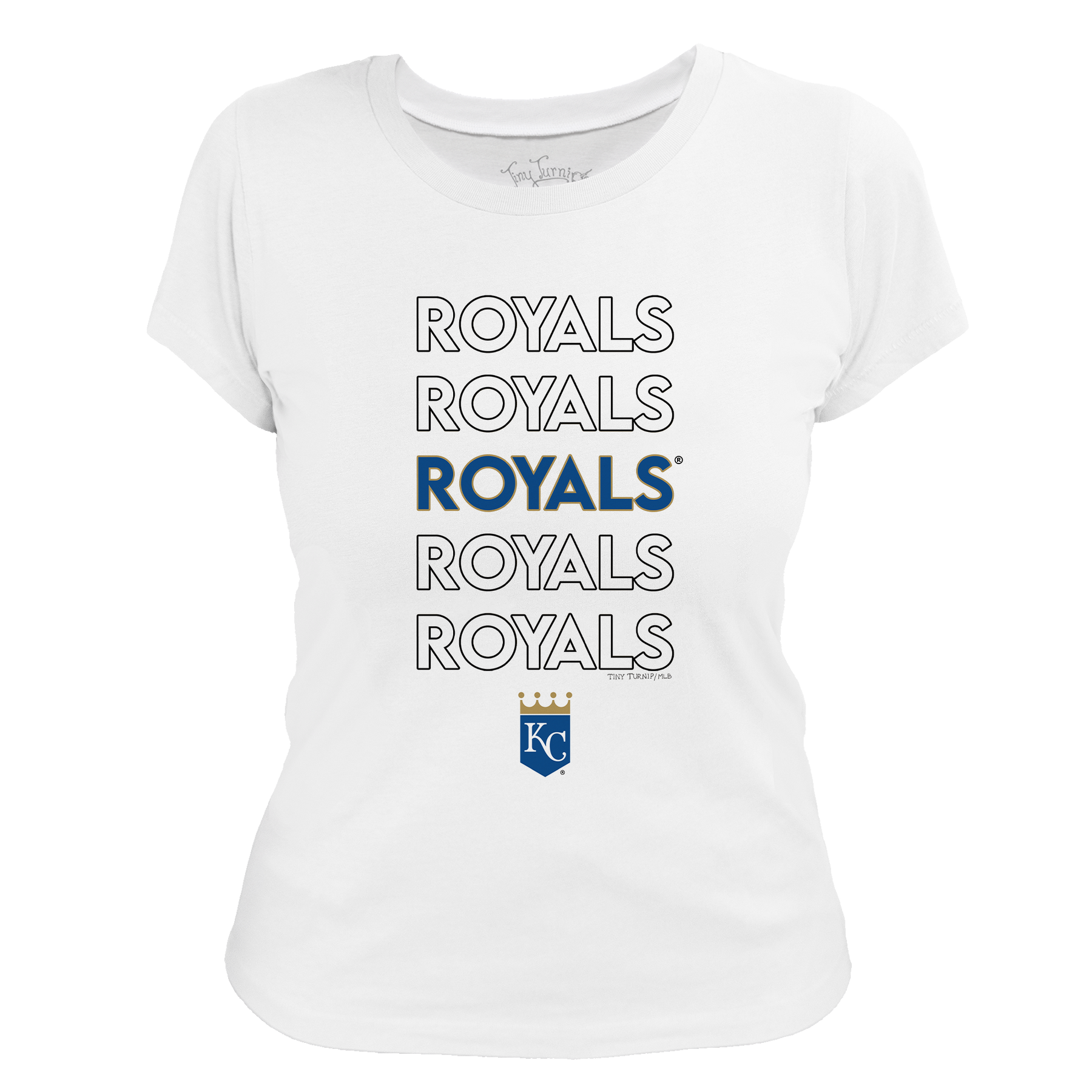 Kansas City Royals Stacked Tee Shirt