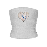Kansas City Royals Stitched Heart Tube Top - Tiny Turnip