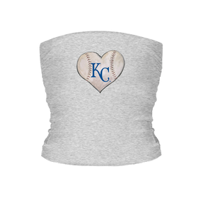 Kansas City Royals Stitched Heart Tube Top - Tiny Turnip