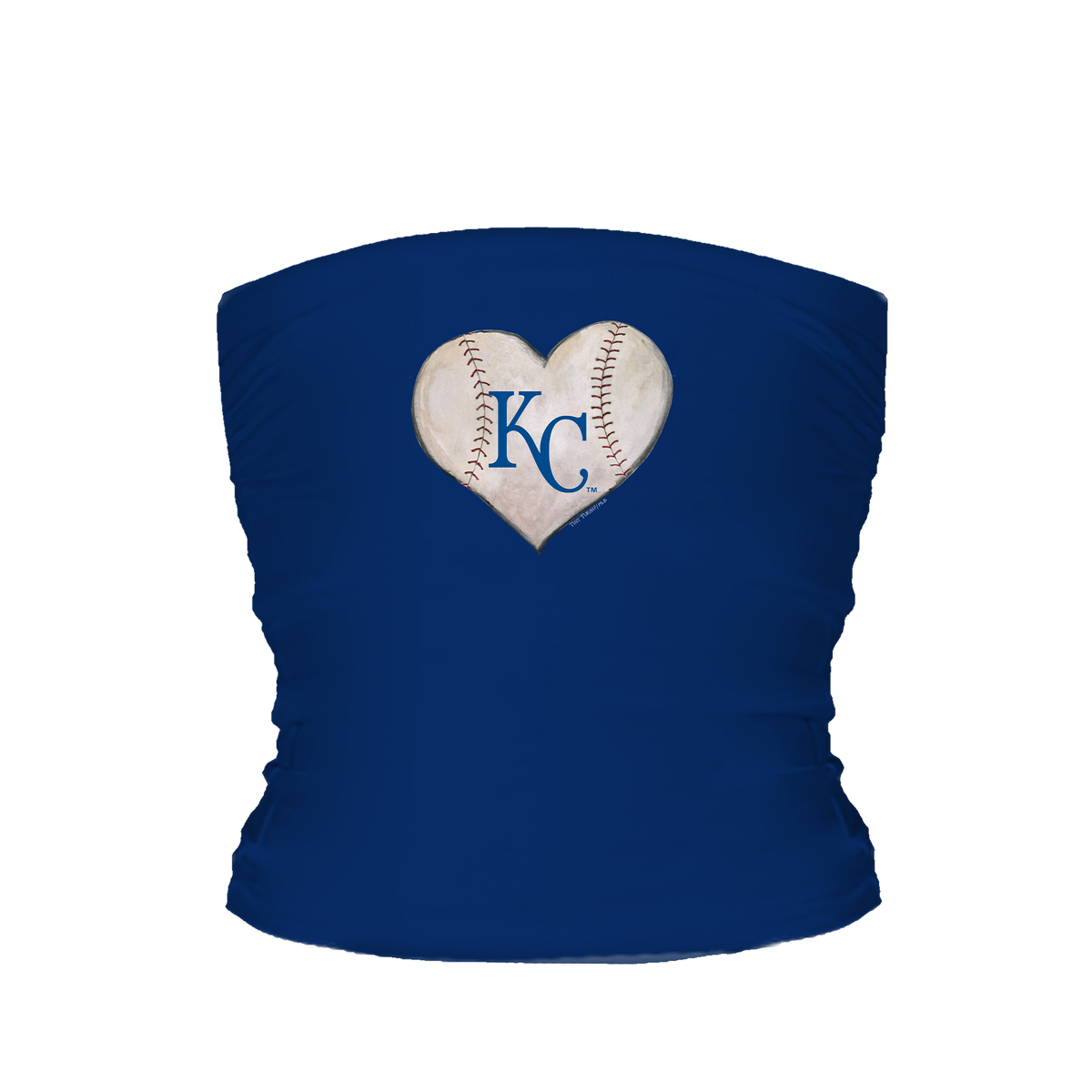 Kansas City Royals Stitched Heart Tube Top - Tiny Turnip