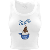 Kansas City Royals Sundae Helmet Crop Tank - Tiny Turnip