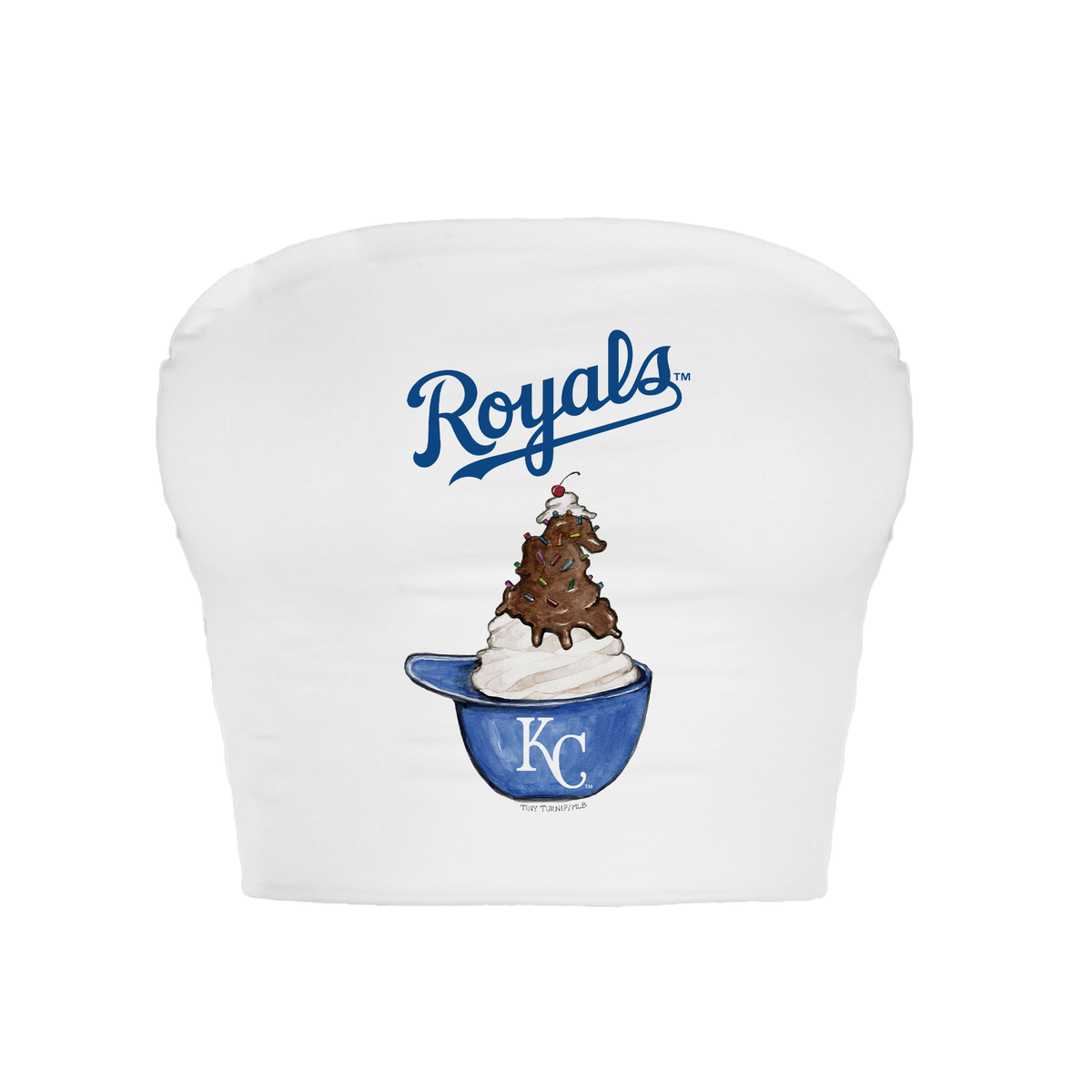 Kansas City Royals Sundae Helmet Crop Tube Top