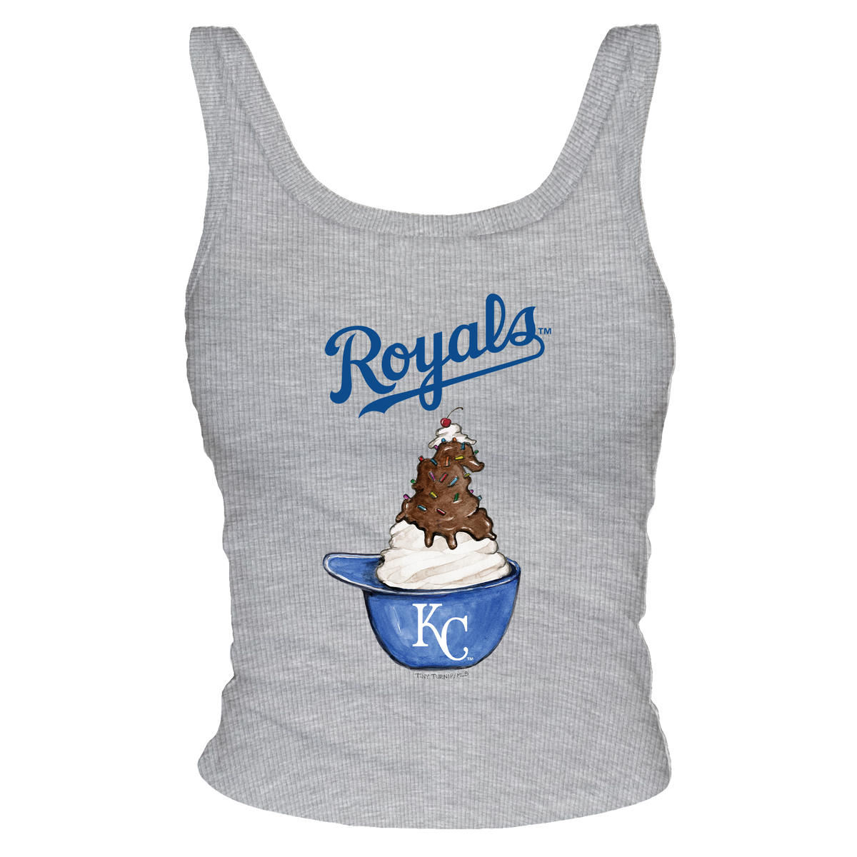 Kansas City Royals Sundae Helmet Ribbed Tank
