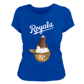 Kansas City Royals Sundae Helmet Women's Tee Shirt