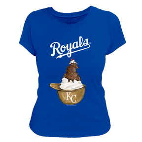 Kansas City Royals Sundae Helmet Women's Tee Shirt
