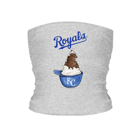 Kansas City Royals Sundae Helmet Tube Top - Tiny Turnip