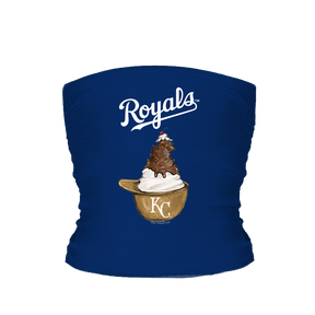 Kansas City Royals Sundae Helmet Tube Top - Tiny Turnip