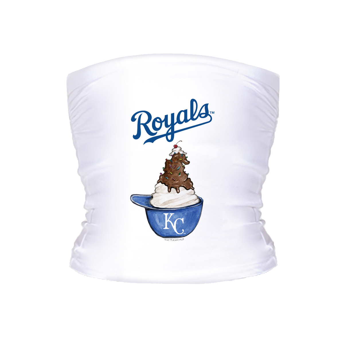Kansas City Royals Sundae Helmet Crop Tube Top