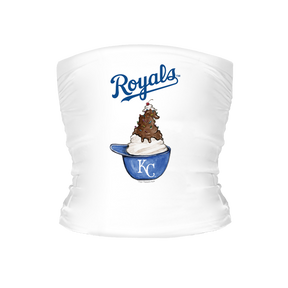 Kansas City Royals Sundae Helmet Tube Top - Tiny Turnip