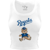 Kansas City Royals Teddy Crop Tank