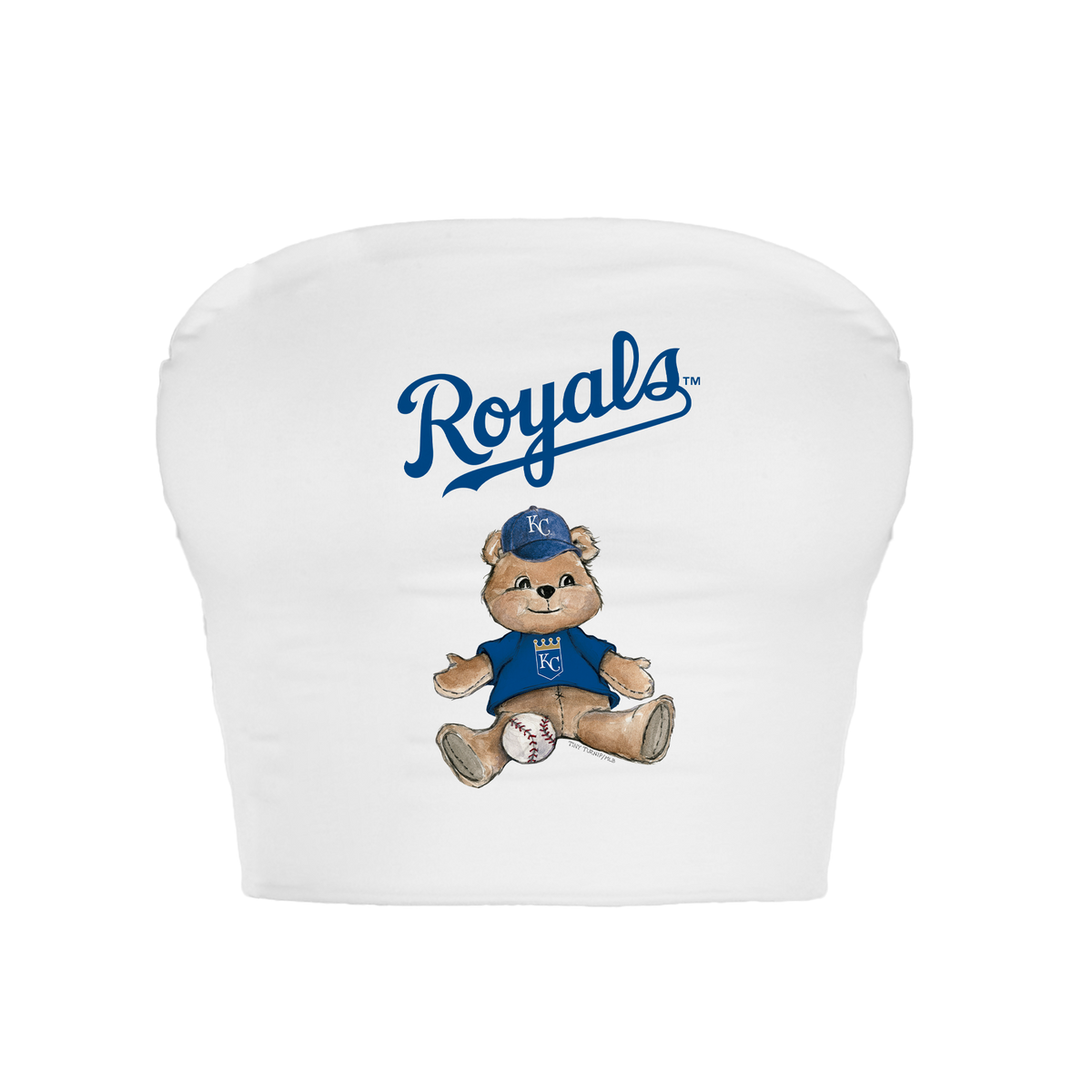 Kansas City Royals Teddy Crop Tube Top