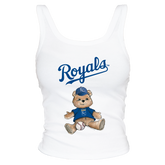 Kansas City Royals Teddy Ribbed Tank - Tiny Turnip
