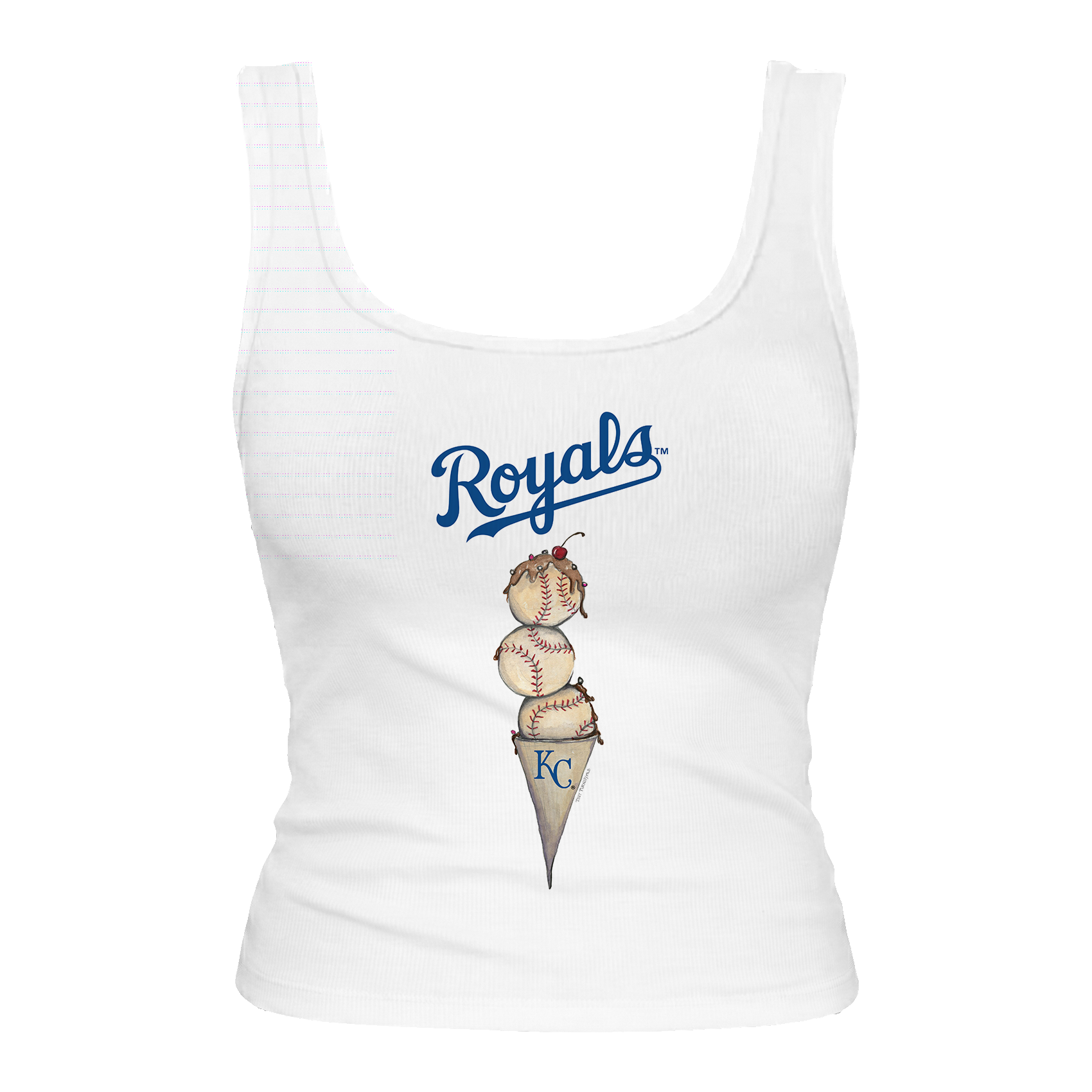 Kansas City Royals Triple Scoop Emmy Tank