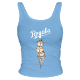 Kansas City Royals Triple Scoop Ribbed Tank