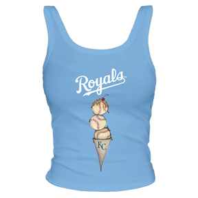 Kansas City Royals Triple Scoop Ribbed Tank